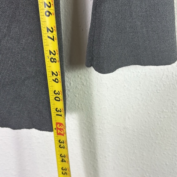 L’AGENCE Lucas longline button down ribbed cardigan dark grey size Medium - Picture 6 of 11